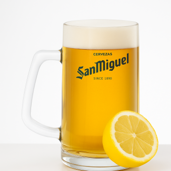 Jarra cerveza clara